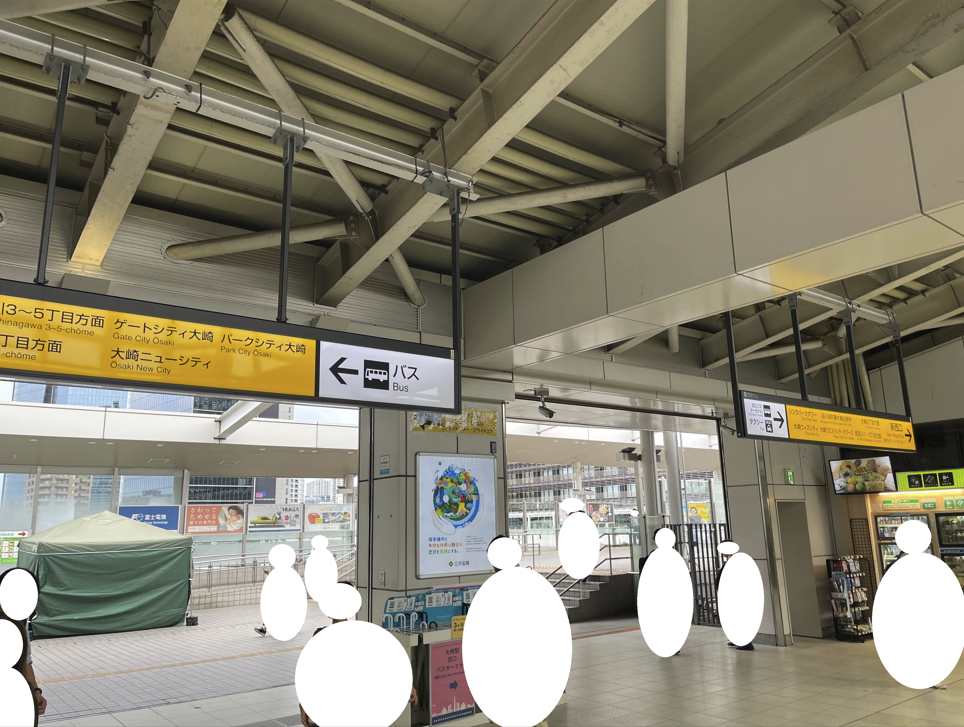 JR大崎駅南口改札口